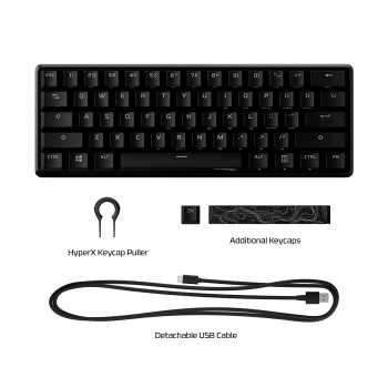 HyperX Alloy Origins 60% Aqua Switch RGB Mechanical Gaming Keyboard